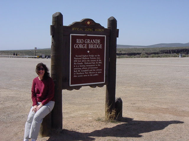 Rio Grande Bridge sign