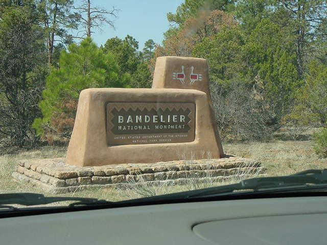 Bandelier Sign